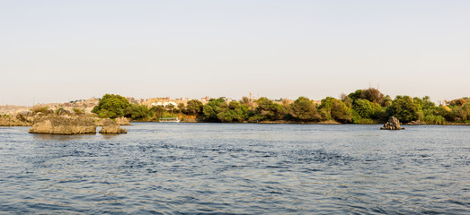 Aswan Nile Panorama