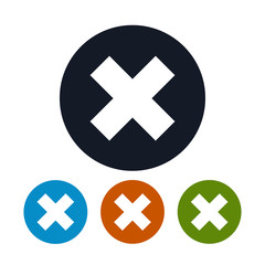 Icon Delete sign, Icon Crosswise Sign