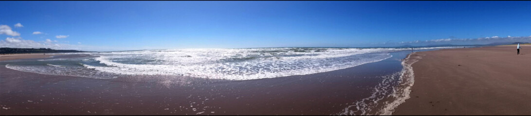 beach in Harlech, Wales