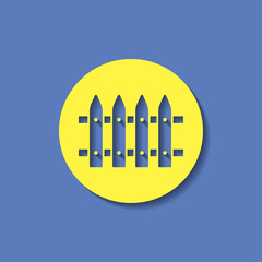 Garden fence icon