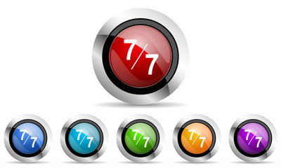 always vector icon set modern design on white background