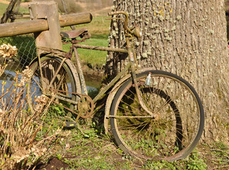 Fototapeta na wymiar Altes Fahrrad