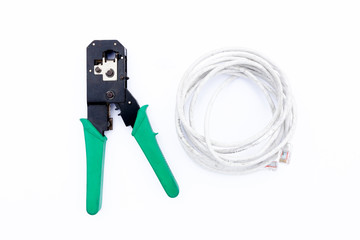 Tool for work modular plug crimper RJ45 RJ11 RJ12