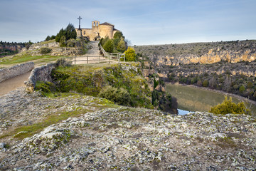 Fototapeta premium Ermita de San Frutos en Segovia