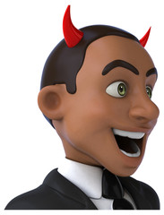 Evil businessman
