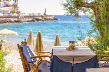 Beach front restaurant