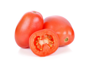 tomatoes isolated on white background.