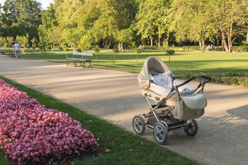 Pram in the park