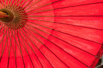 Red Umbrella Close up 1