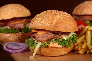 One big tasty burger