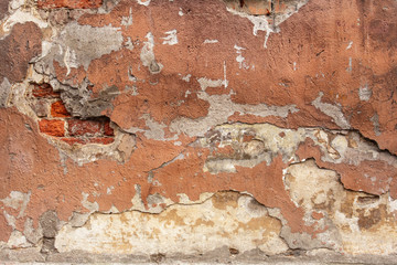 Old painted plaster texture background