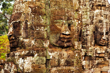 Bayon Temple in Angkor Wat, Cambodia