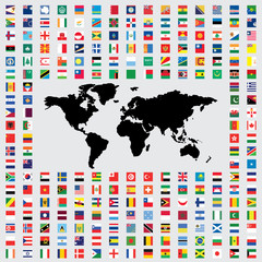 Illustrations of the Flags of the World - 90455288