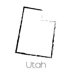 Scribbled shape of the State of Utah