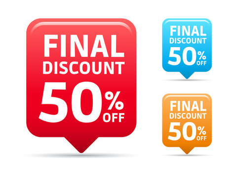 Final Discount 50% Off Tags