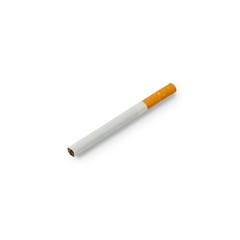 Cigarette isolated on a white background with clipping path