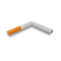 Cigarette isolated on a white background with clipping path