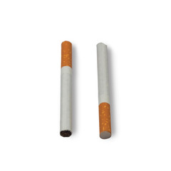 Cigarette isolated on a white background with clipping path