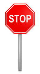 Stop Road-Sign