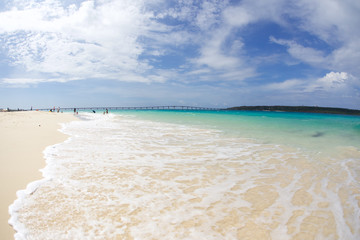 Maehama Beach, Miyako Island, Okinawa, Japan　　　