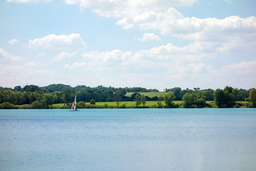 turquoise lake