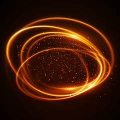 AFere Light Swirl Background. Vector illustration