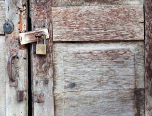 Old painted wood wall