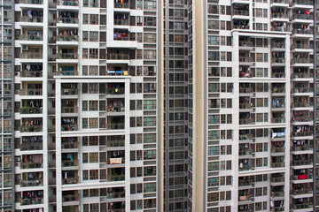 Fototapeta na wymiar View of residential house in Guangzhou, China