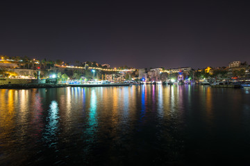 gece manzarası marina