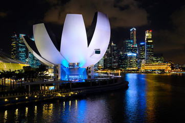 Fototapeta premium Singapore downtown