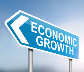 Economic growth concept.