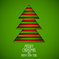 Abstract Christmas and New Year Background. Vector Illustration