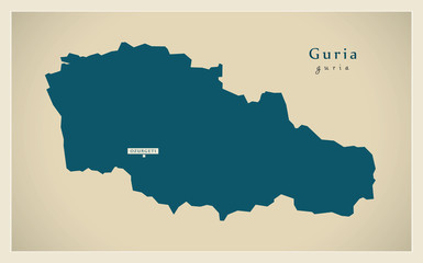 Modern Map - Guria GE