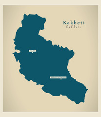 Modern Map - Kakheti GE