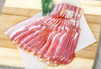 Sliced bacon