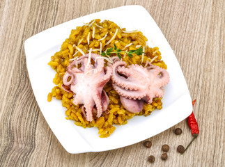 Seafood risotto