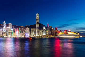 Fototapeta premium Hong Kong night