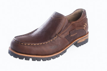 shoe. men's fashion shoe on a background