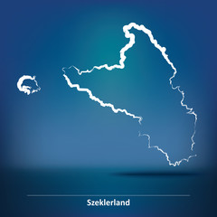 Doodle Map of Szeklerland