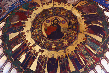 The dome of Sibiu orthodox cathedral