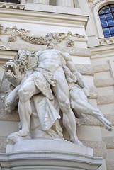 Hercules and Cerberus, Hofburg palace, Vienna, Austria