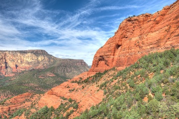 Outside of Sedona, Arizona, in the Schnebly Hill area, are miles and miles of spectacular desert hiking.