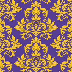 seamless damask wallpaper pattern