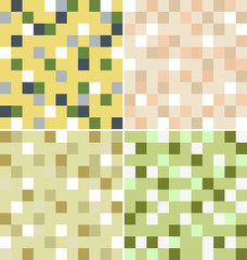 mosaic with four color 