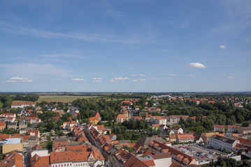 Obraz premium Blick über Oschatz