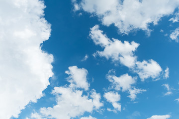 Blue sky with cloud