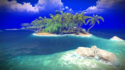 Tropical island
