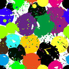Fototapeta na wymiar Colored blobs set