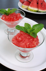 Watermelon sorbet