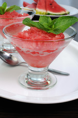 Watermelon sorbet